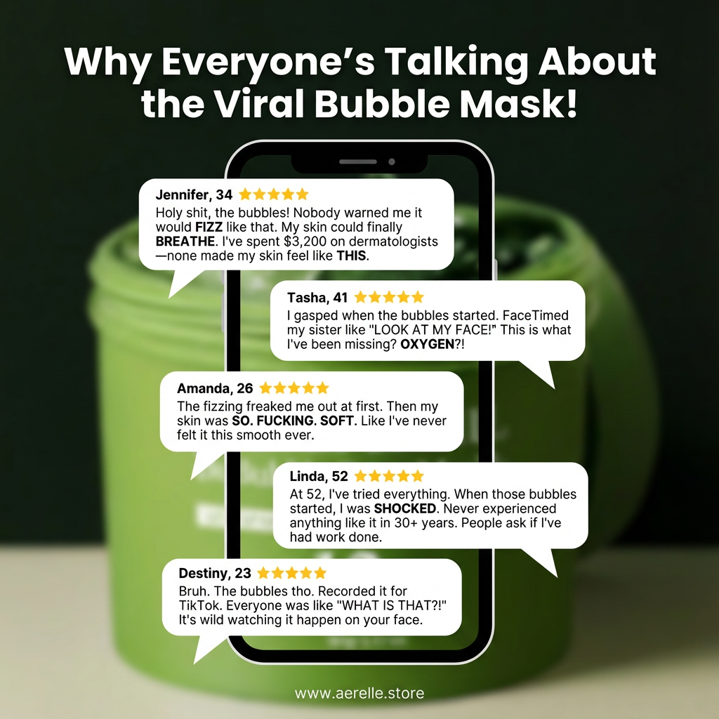 aerelle Holy Basil Bubble Mask