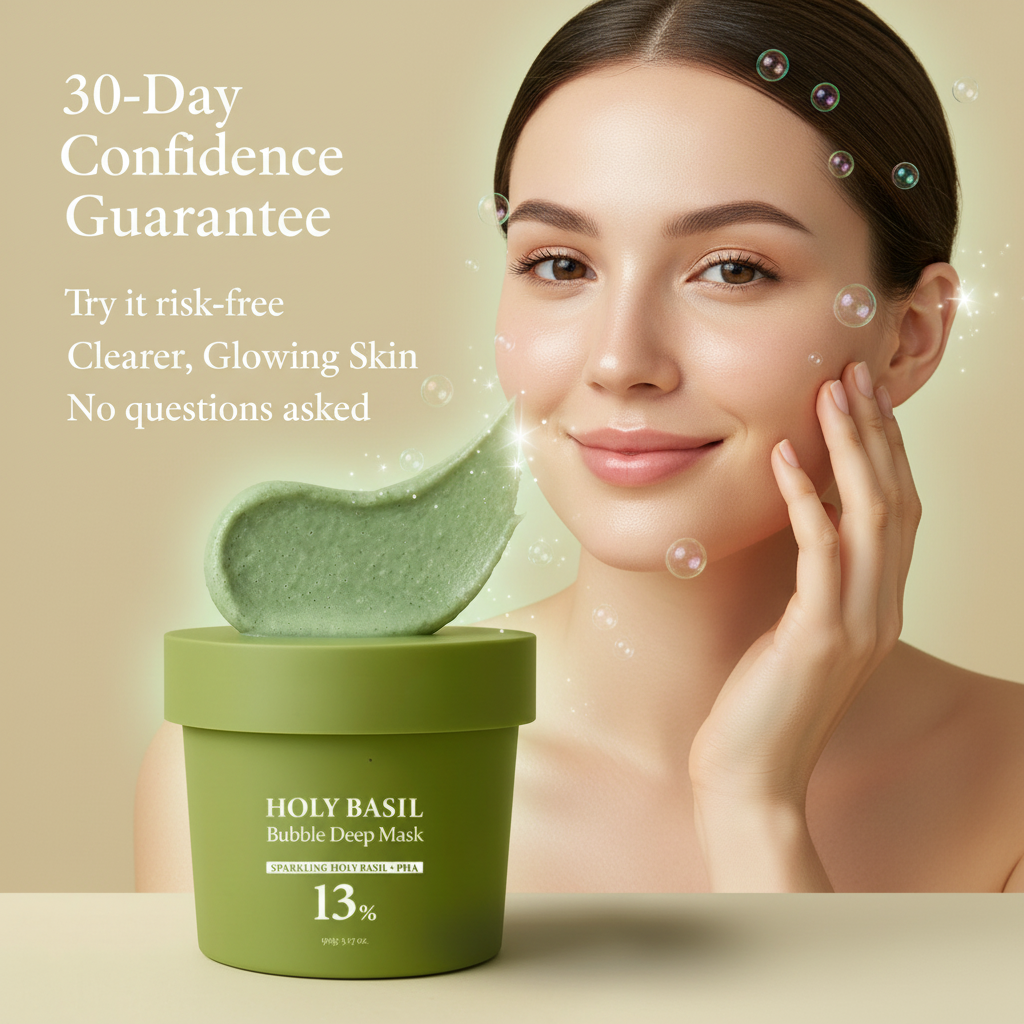aerelle Holy Basil Bubble Mask