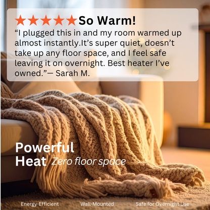OrbitHeat PRO™ Mini Space Heater with Remote Control