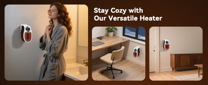 OrbitHeat PRO™ Mini Space Heater with Remote Control