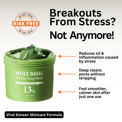 aerelle Holy Basil Bubble Mask