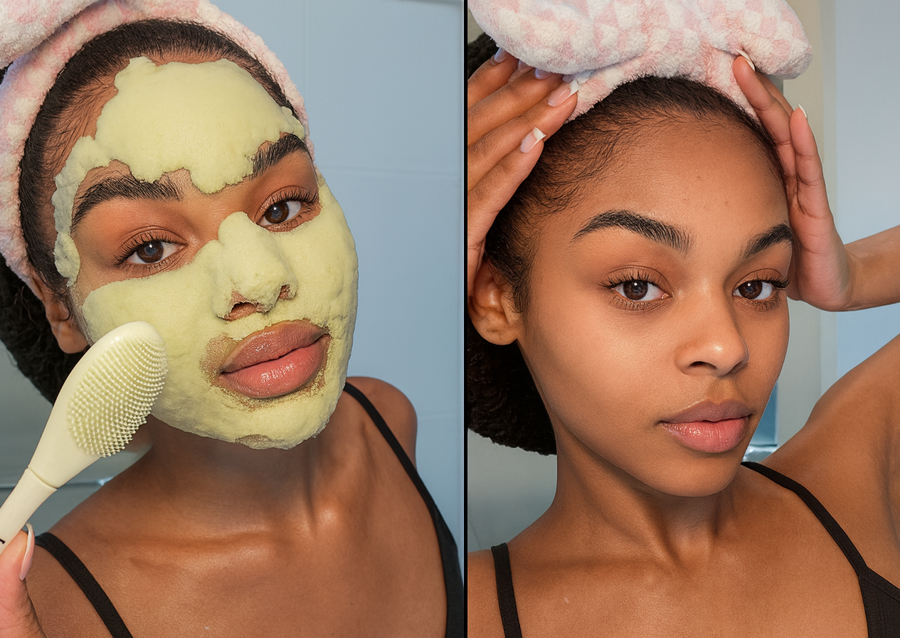 aerelle Korean Holy Basil Oxygen Bubble Mask + FREE Collagen Masks + Jade Roller Set