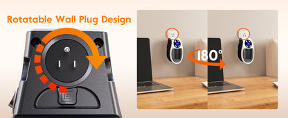 OrbitHeat PRO™ Mini Space Heater with Remote Control